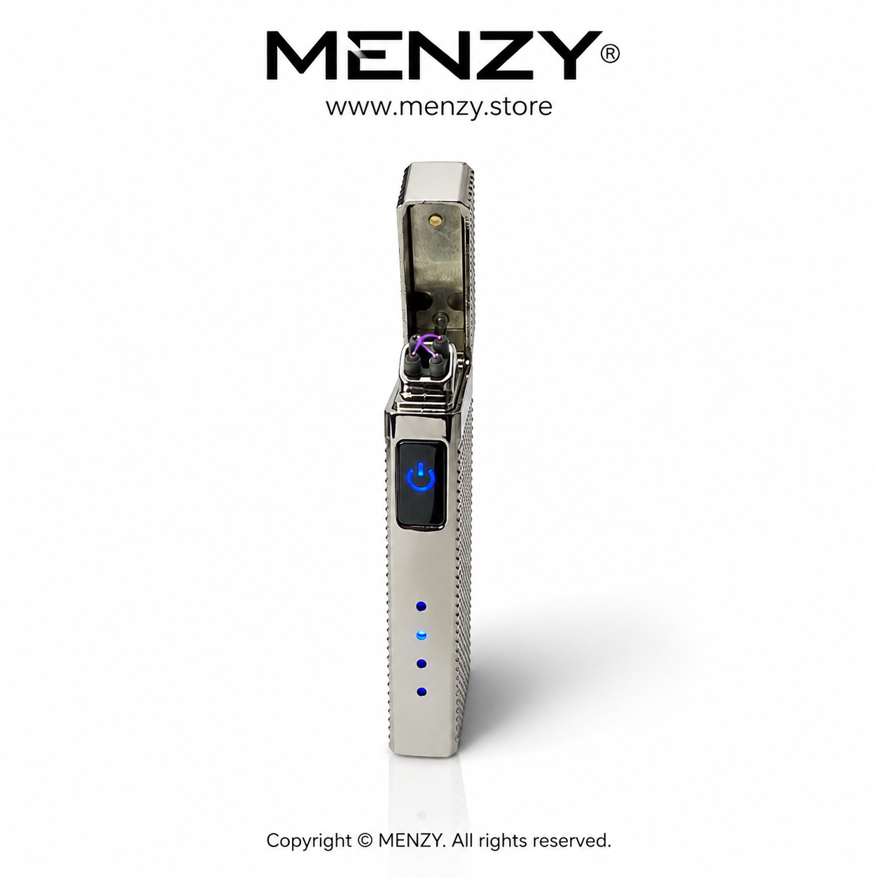 Metal Black Tang Electric Rechargeable Lighter
