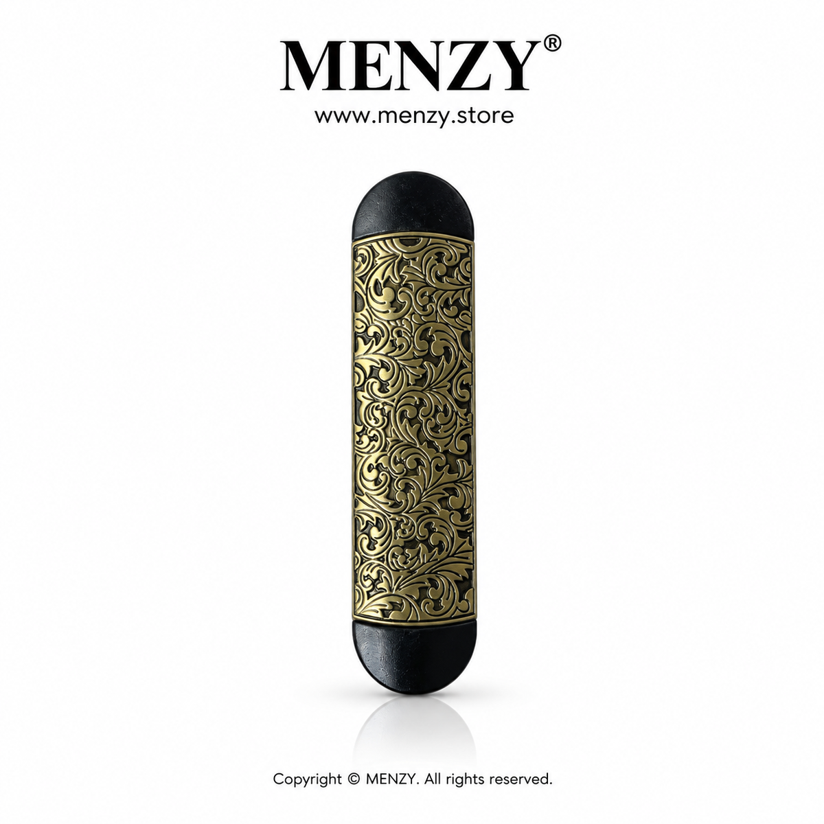 Engraved Ultra Slim Vintage Kerosene Lighter
