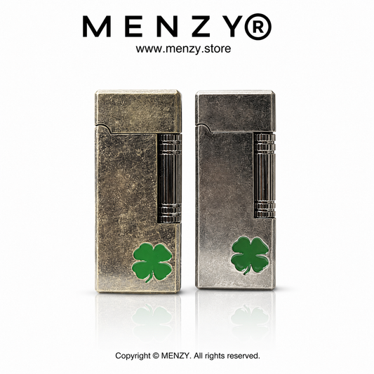 Brad Antique Clover Gas Lighter – Dunhill Style