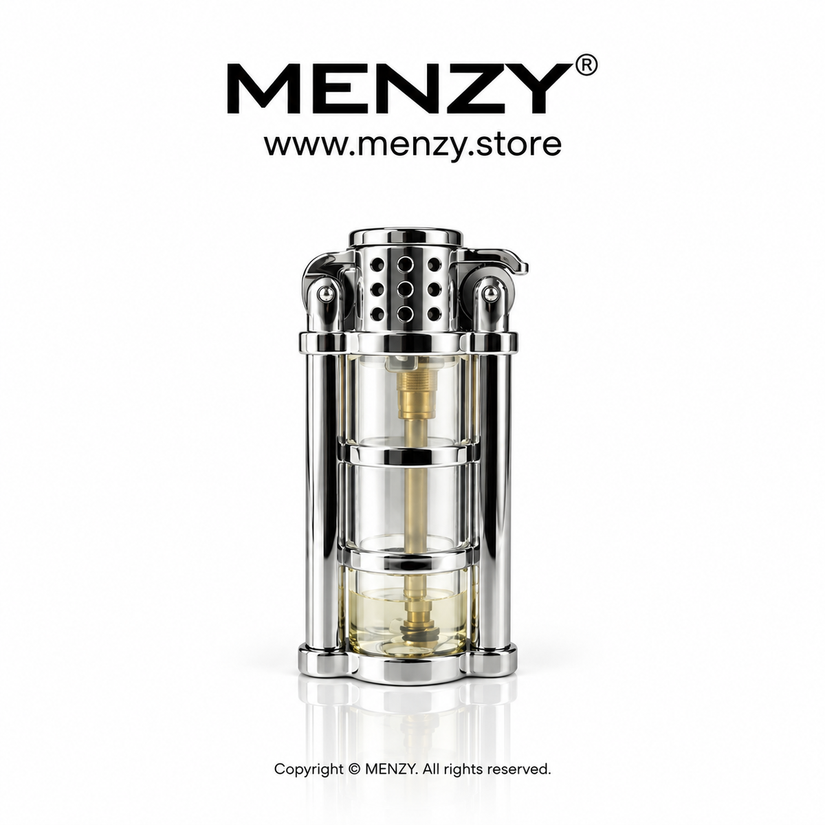 Transparent Glass gas Lighter