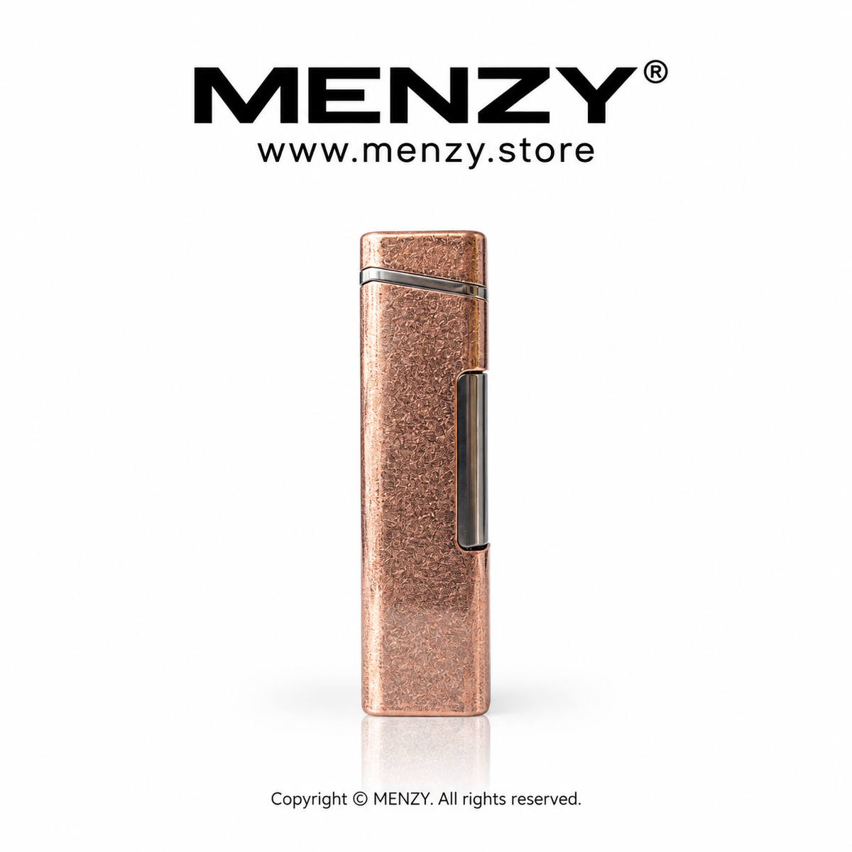 Torch Flame Portable Metal Lighter, Windproof Blue Flame Lighter