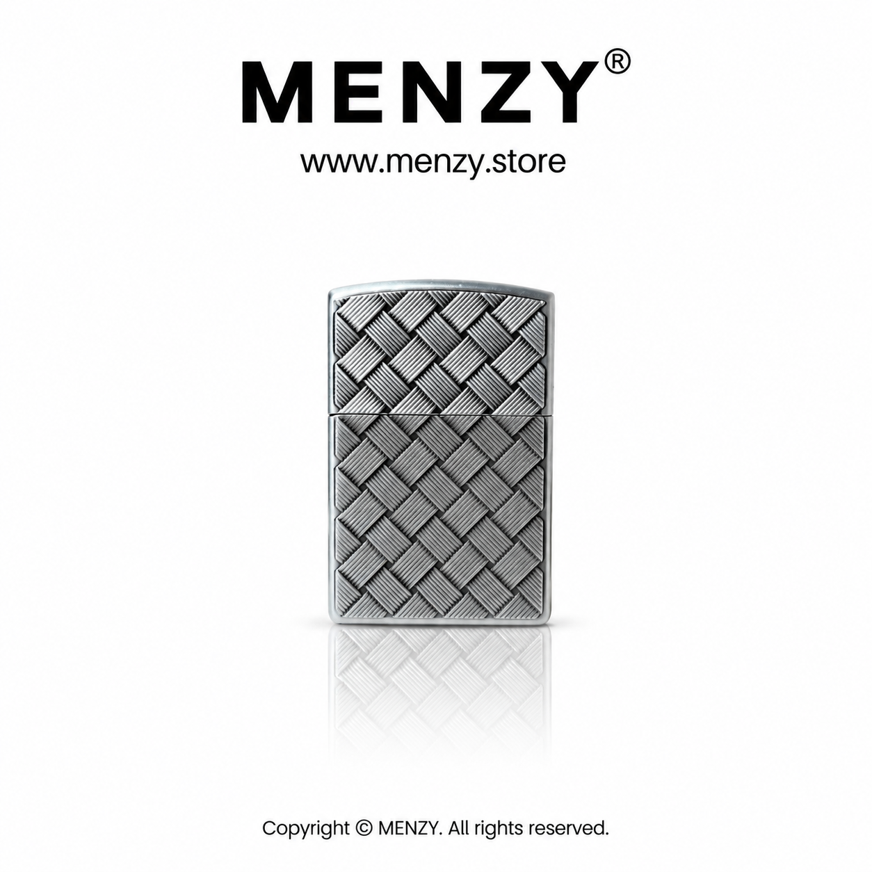 Zippo Mesh Gold Brass K24 Plating Diamond Cut Armor Case