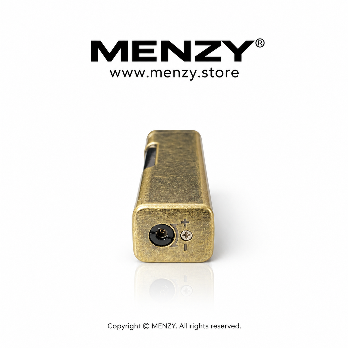 Torch Flame Portable Metal Lighter, Windproof Blue Flame Lighter