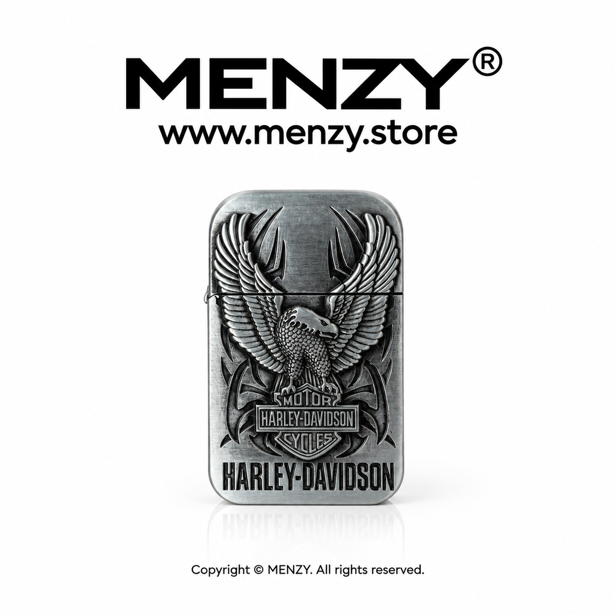 Slim Harley Davidson Gas Lighter