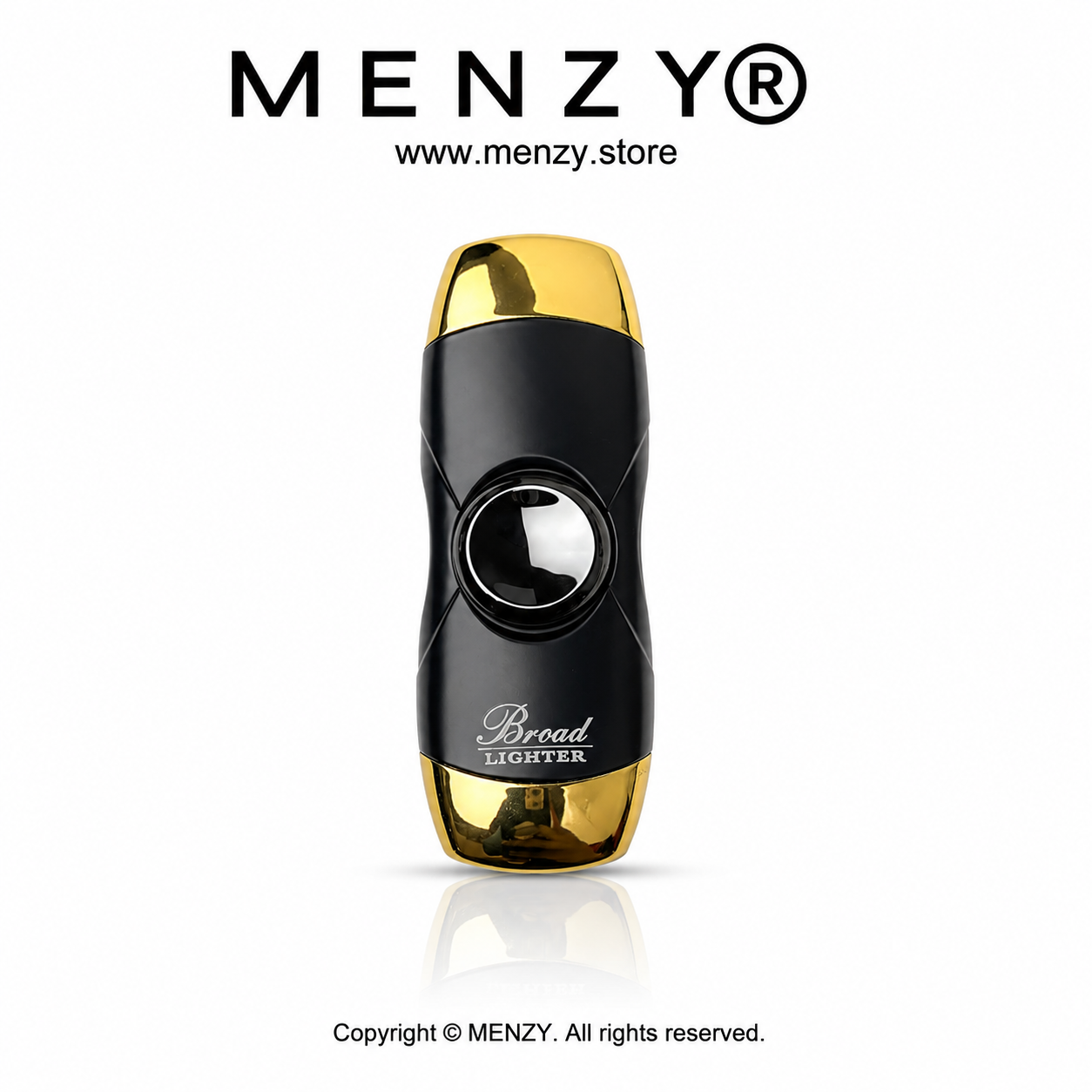Broad Spinner Jet Flame Gas Lighter