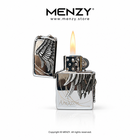 3D Amazon Zippo Style Gas Lighter
