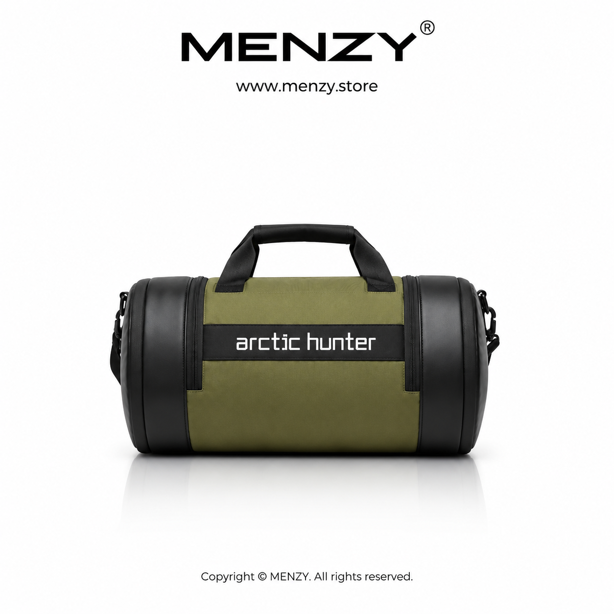 Arctic Hunter Premium Travel & Gym Bag PU Leather & Stylish Duffel Bag