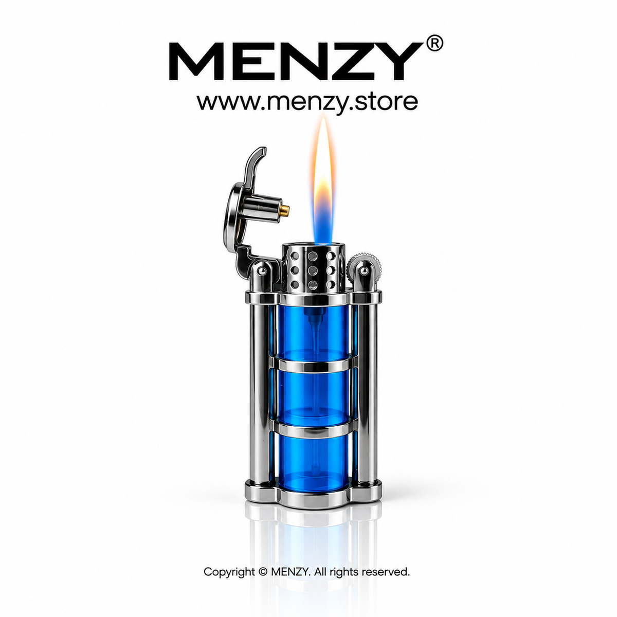 Transparent Glass gas Lighter