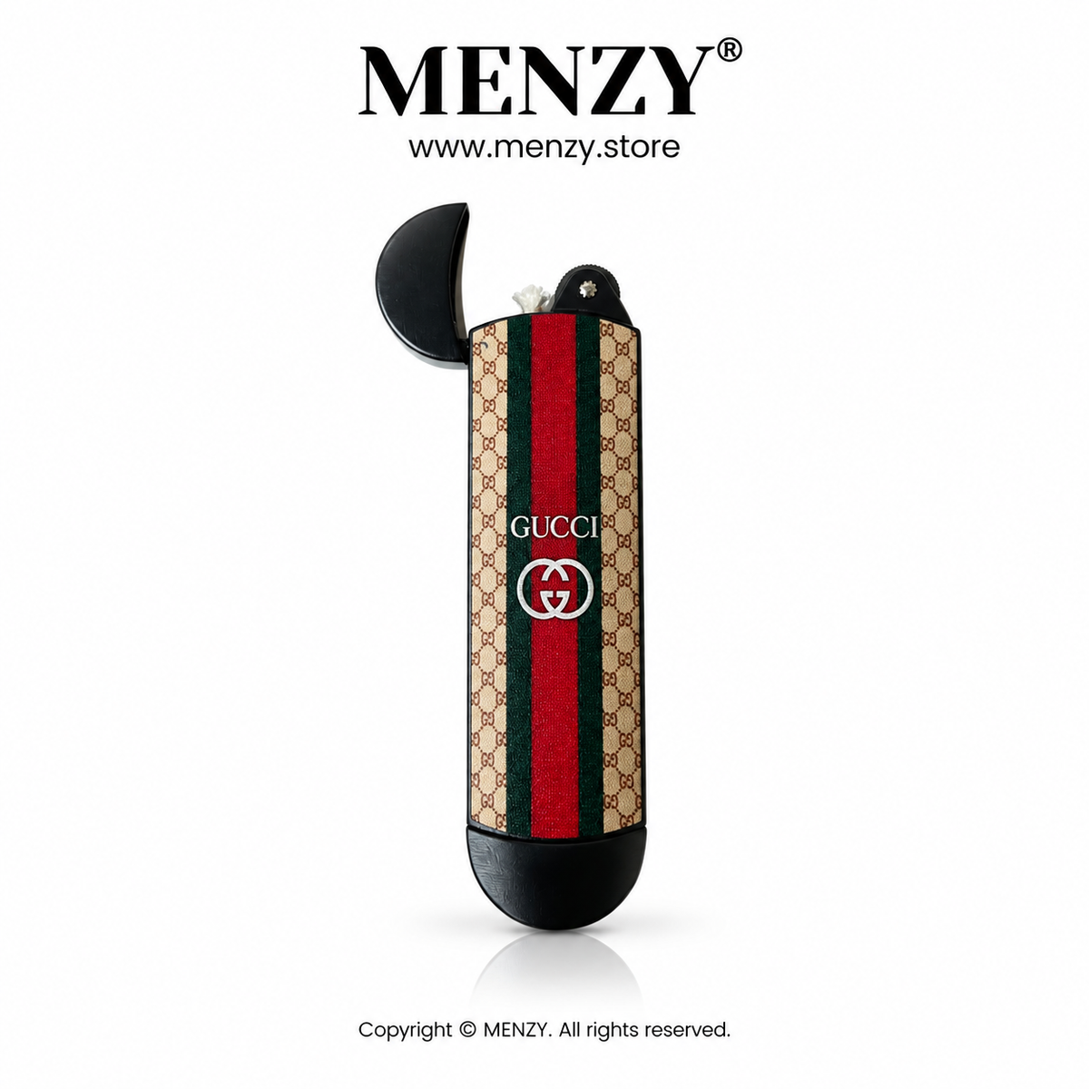 Engraved Ultra Thin Vintage Kerosene Lighter