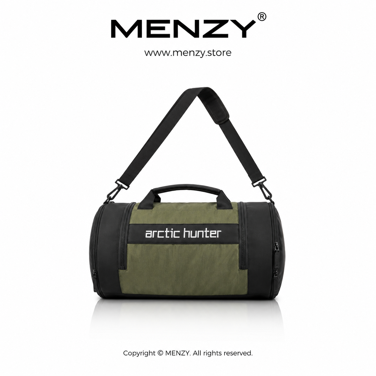 Arctic Hunter Premium Travel & Gym Bag PU Leather & Stylish Duffel Bag