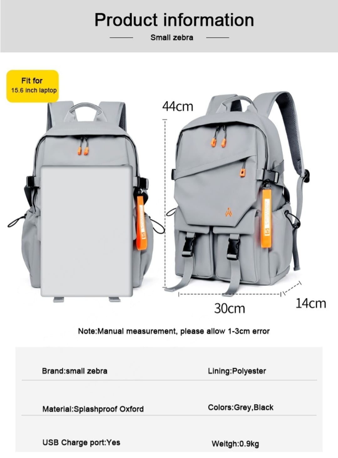 Multifunctional Zebra Fashion Backpack