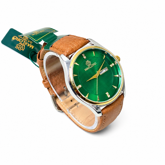 Maxlord Watch Model MP-7149G2 for Mens (Green)