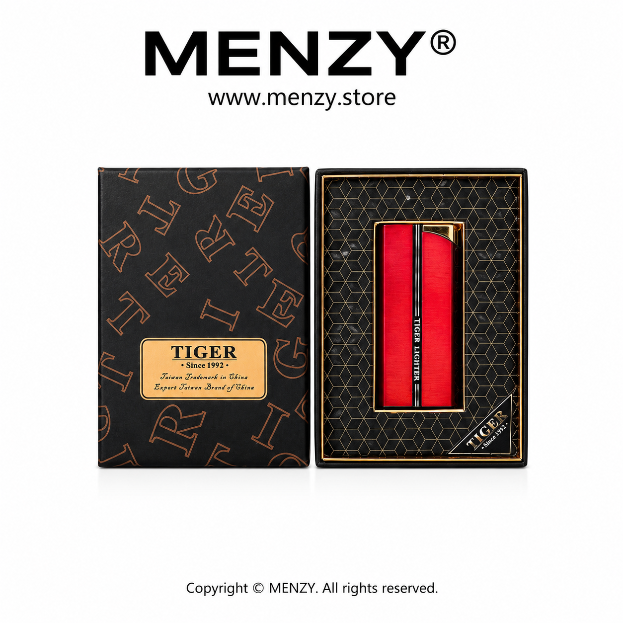Tiger Classic Slim Jet Flame Lighter