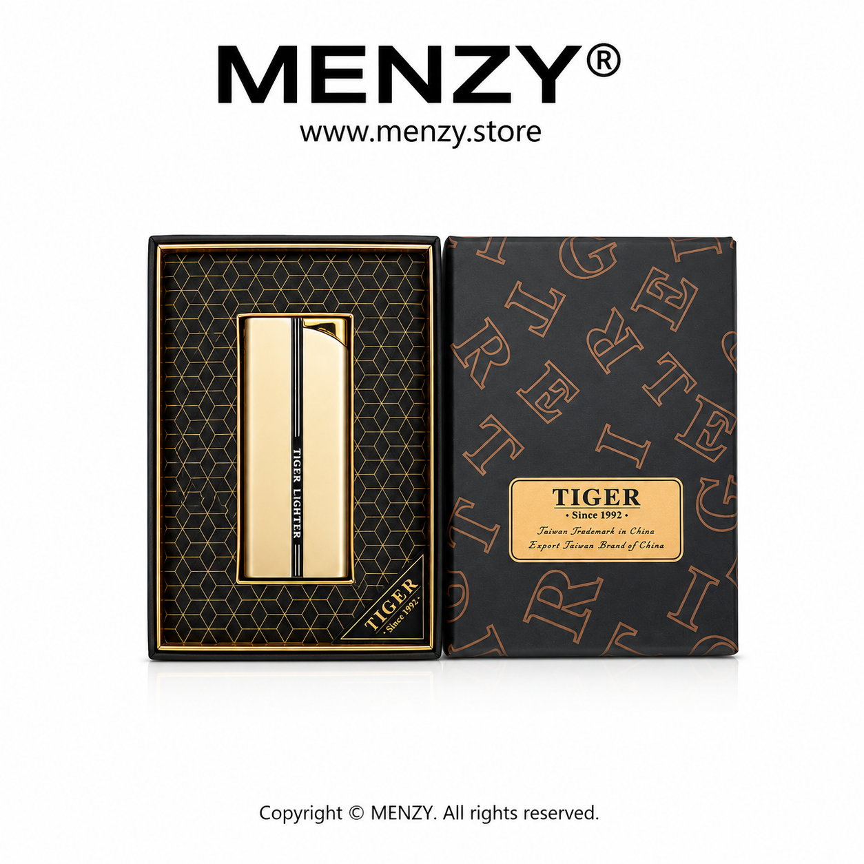 Tiger Classic Slim Jet Flame Lighter