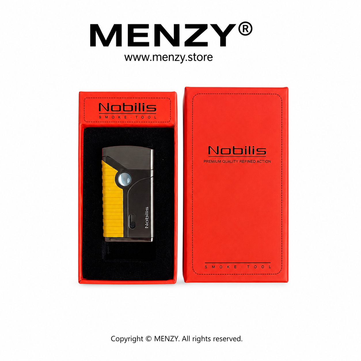 Nobilis Ergonomic Turbo Flame Lighter
