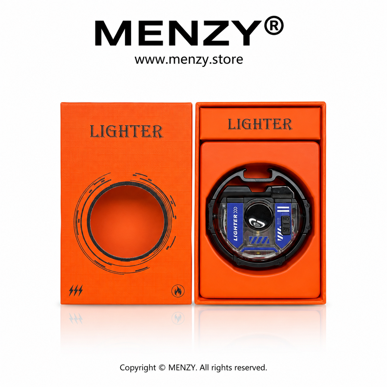 premium Spinner Lighter with LED Multicolour Light