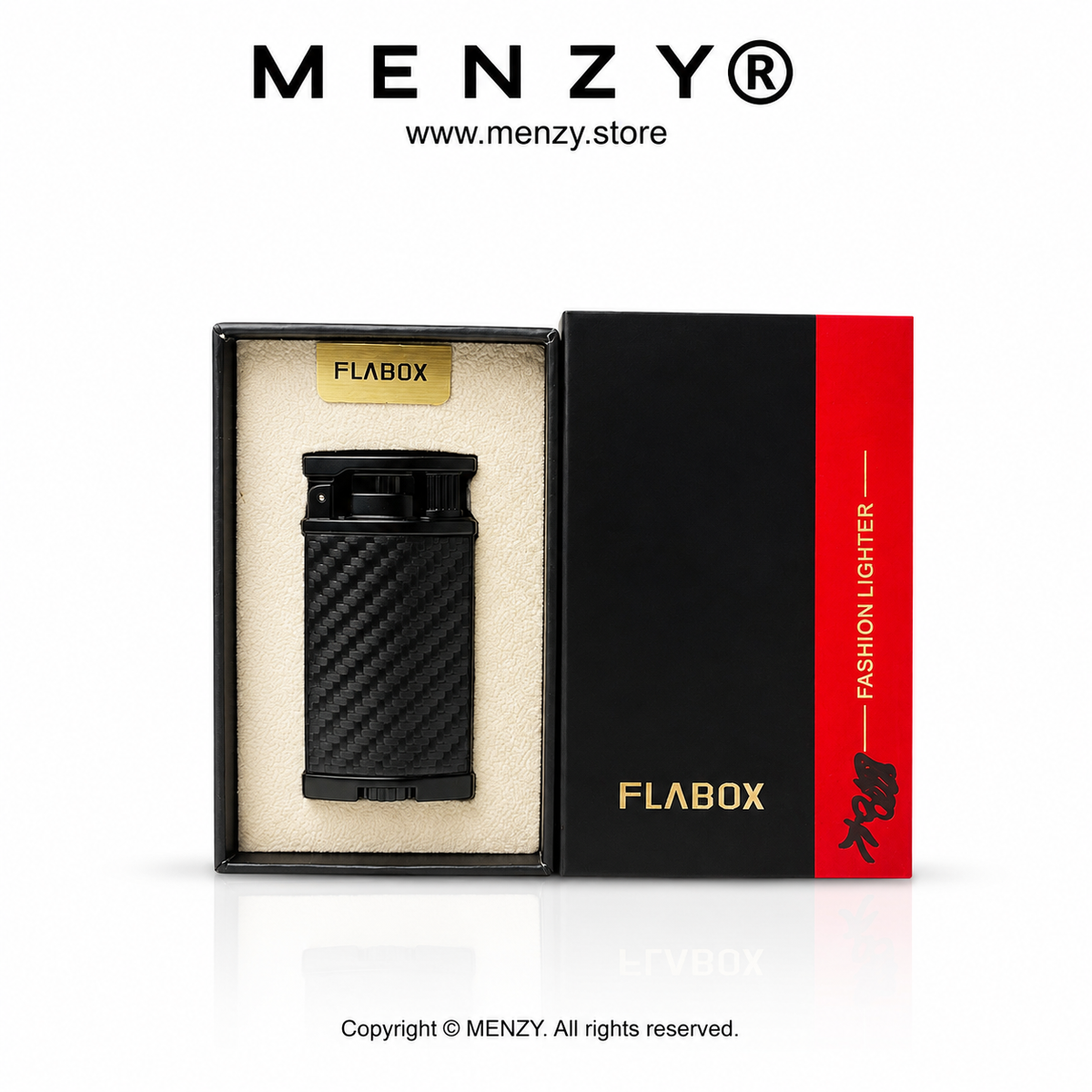 Double Fire Green Flame Flamebox Lighter