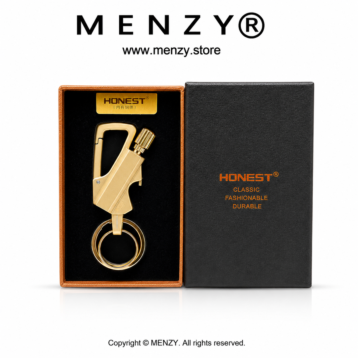 Honest Key Chain Zippo Lighter