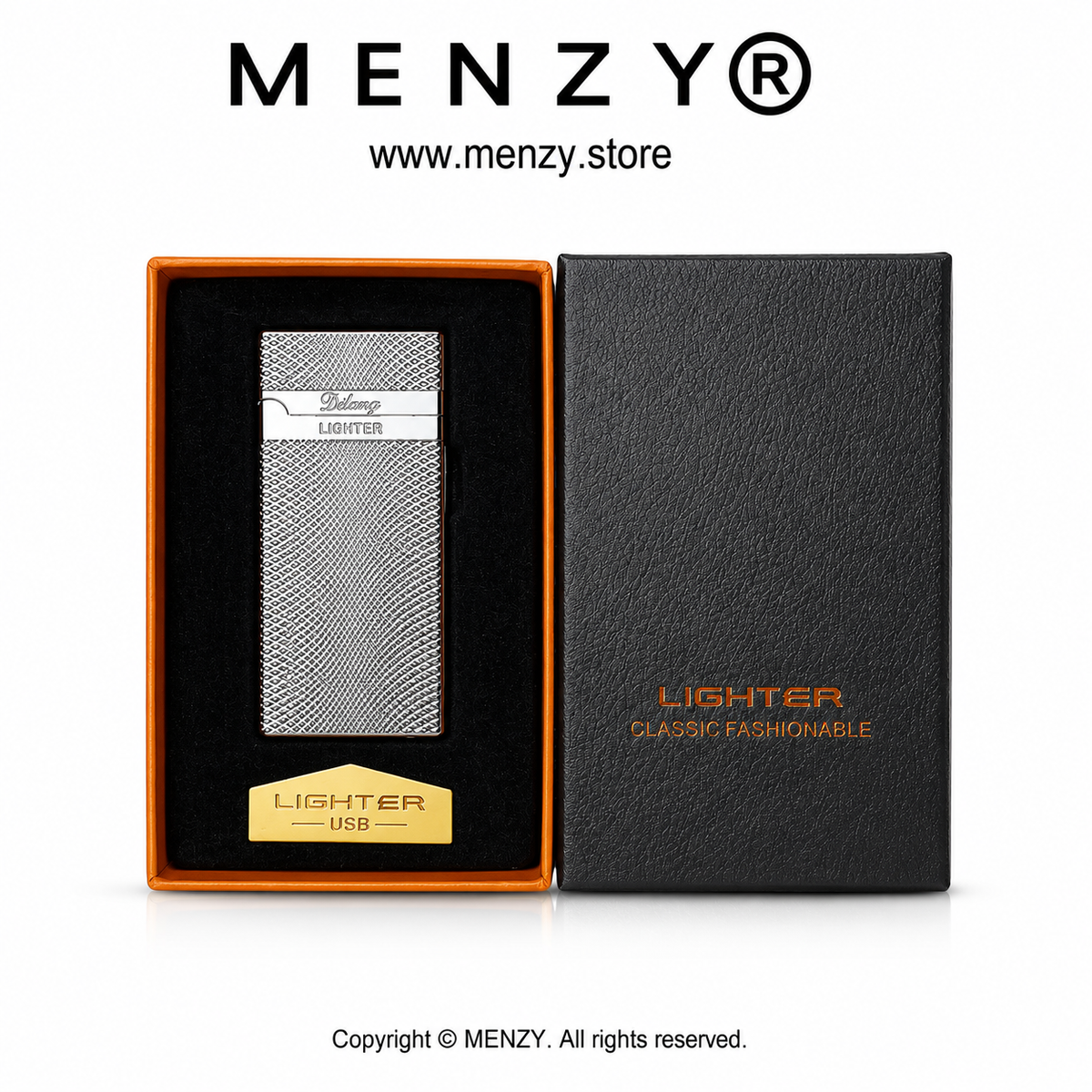 Metal Dot Electric Rechargeable Lighter
