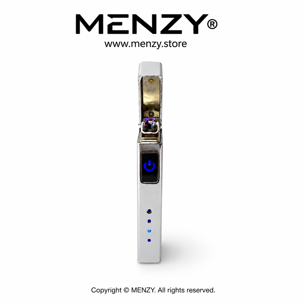 Metal Black Tang Electric Rechargeable Lighter