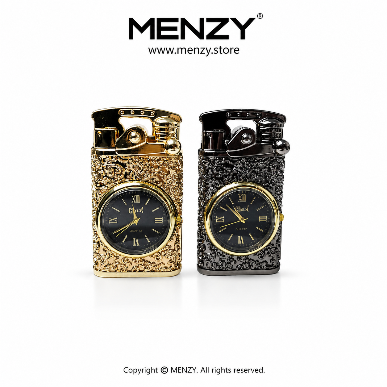 Electric Rechargeable Lighter With Watch