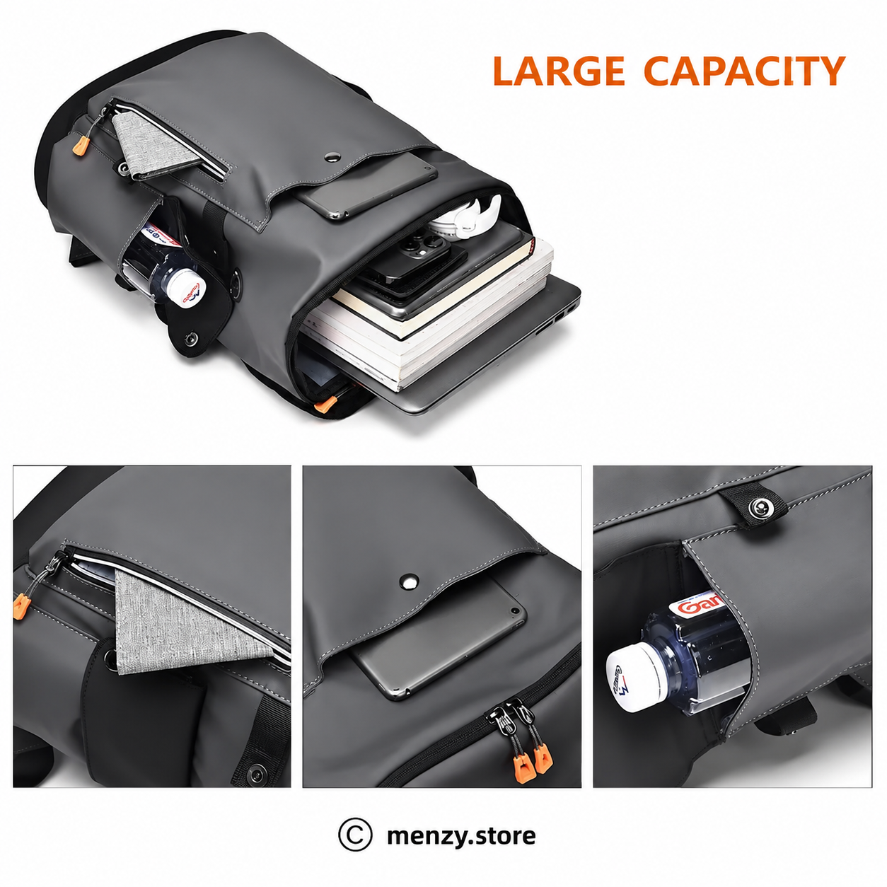 Premium Fabric Japanese Style Tooling Functional Backpack