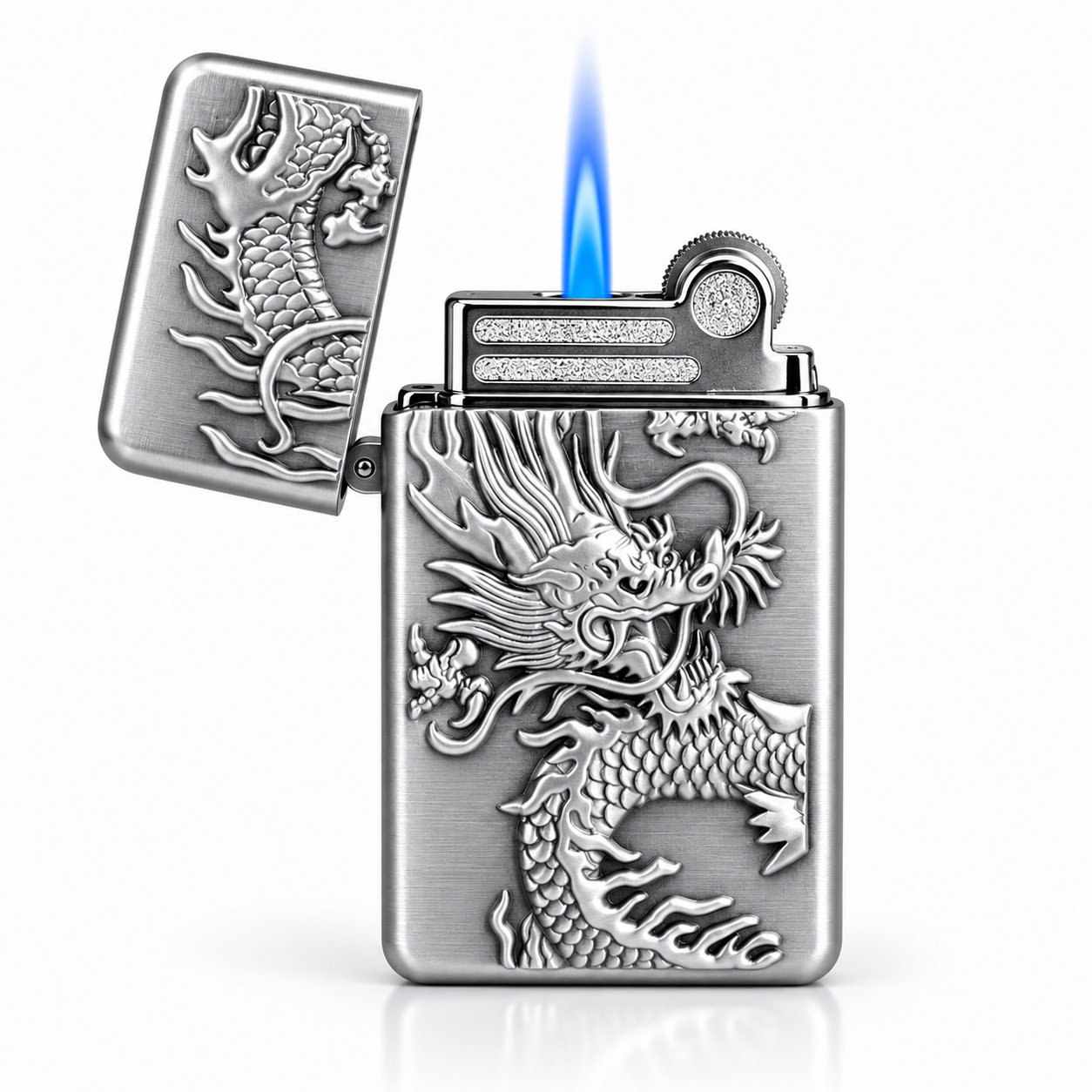 Windproof Metal Butane Gas Lighter