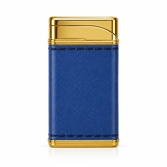 Leather Body Windproof Gas Lighter