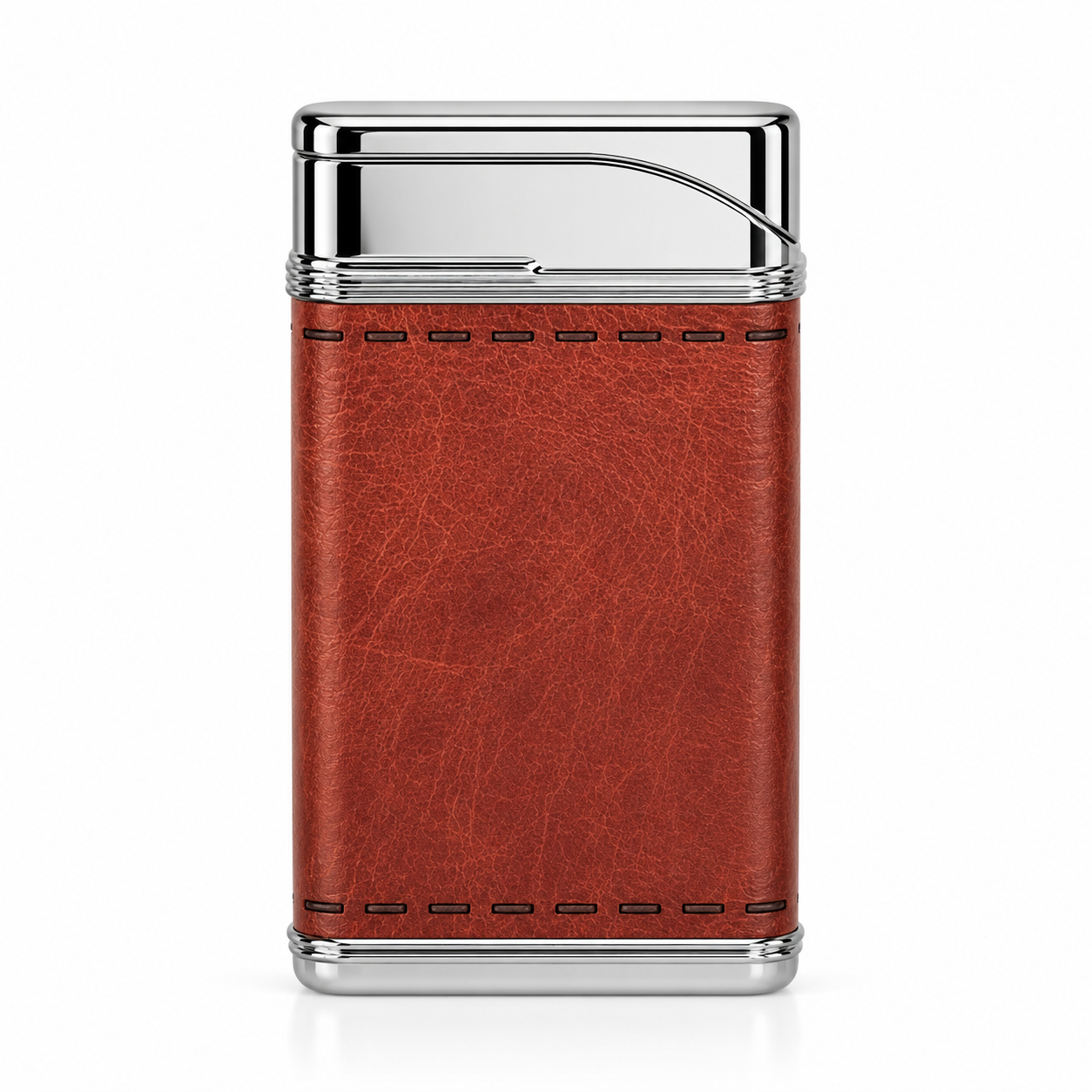 Leather Body Windproof Gas Lighter