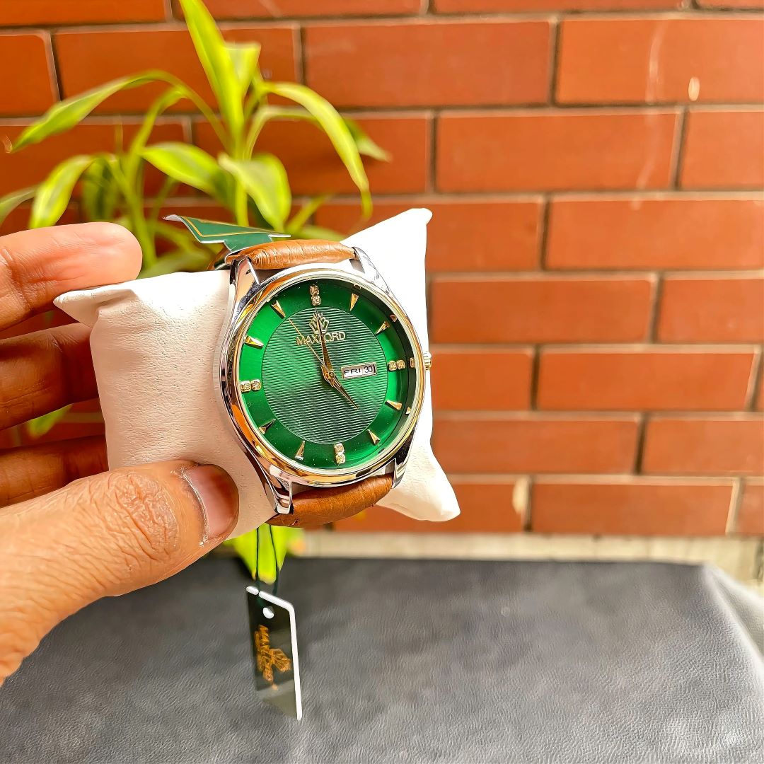 Maxlord Watch Model MP-7149G2 for Mens (Green) image 2