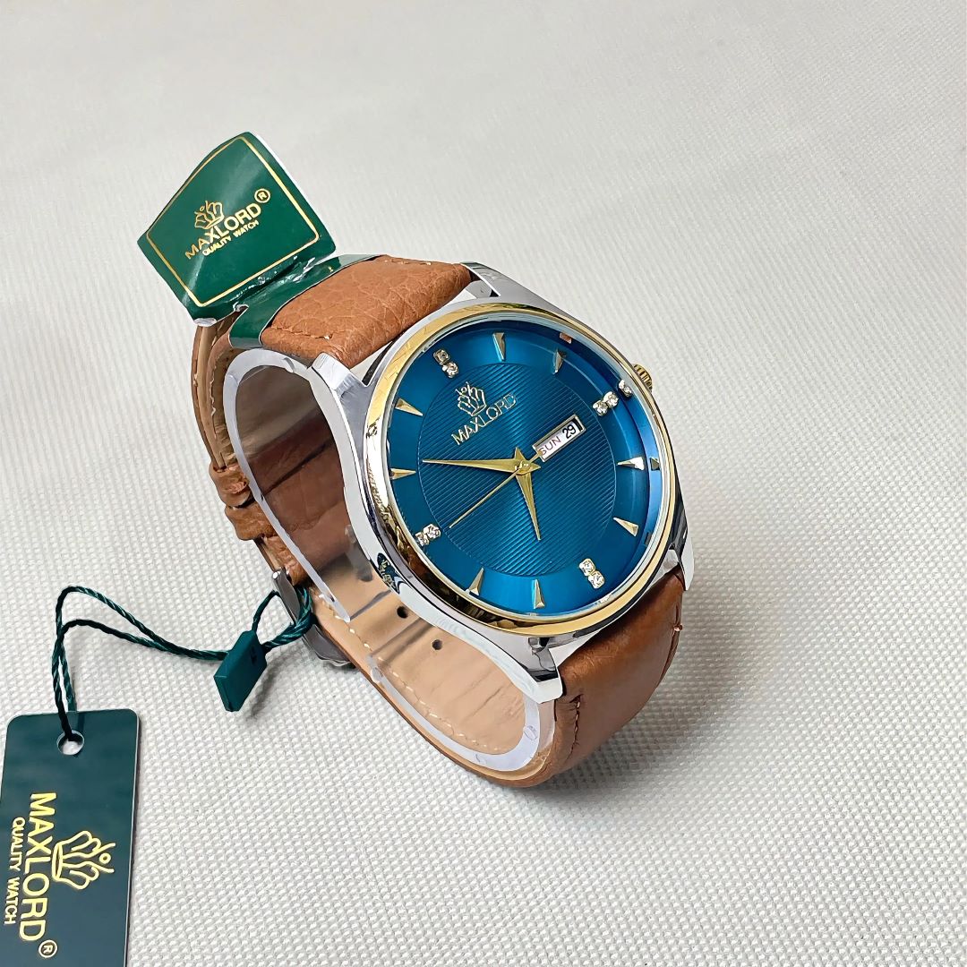 Maxlord Watch Model MP-7149G2 for Mens (Blue)