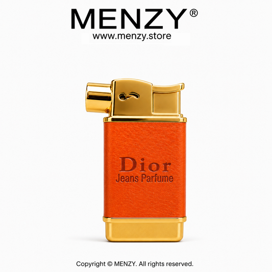 Leather Body Windproof Gas Lighter