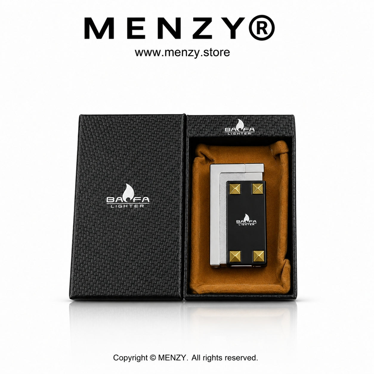 BAFA Luxury Double Burner Gas Lighter